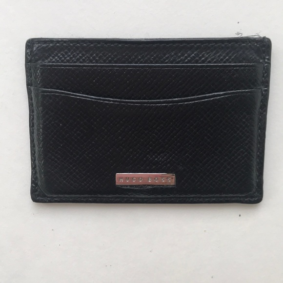 Hugo Boss Other - Hugo Boss Wallet Card Holder Palmetto Leather